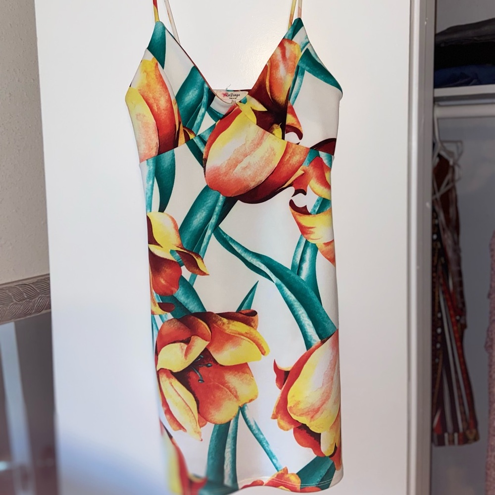 Floral mini dress
